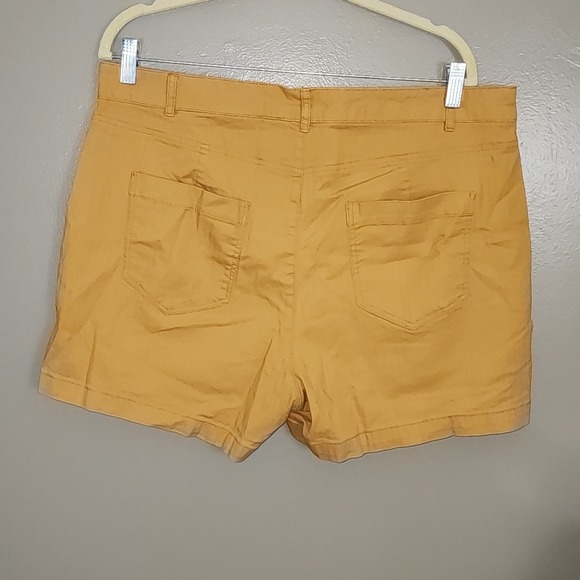 Old Navy Button Fly Yellow Gold Shorts Size 16 - Picture 4 of 6